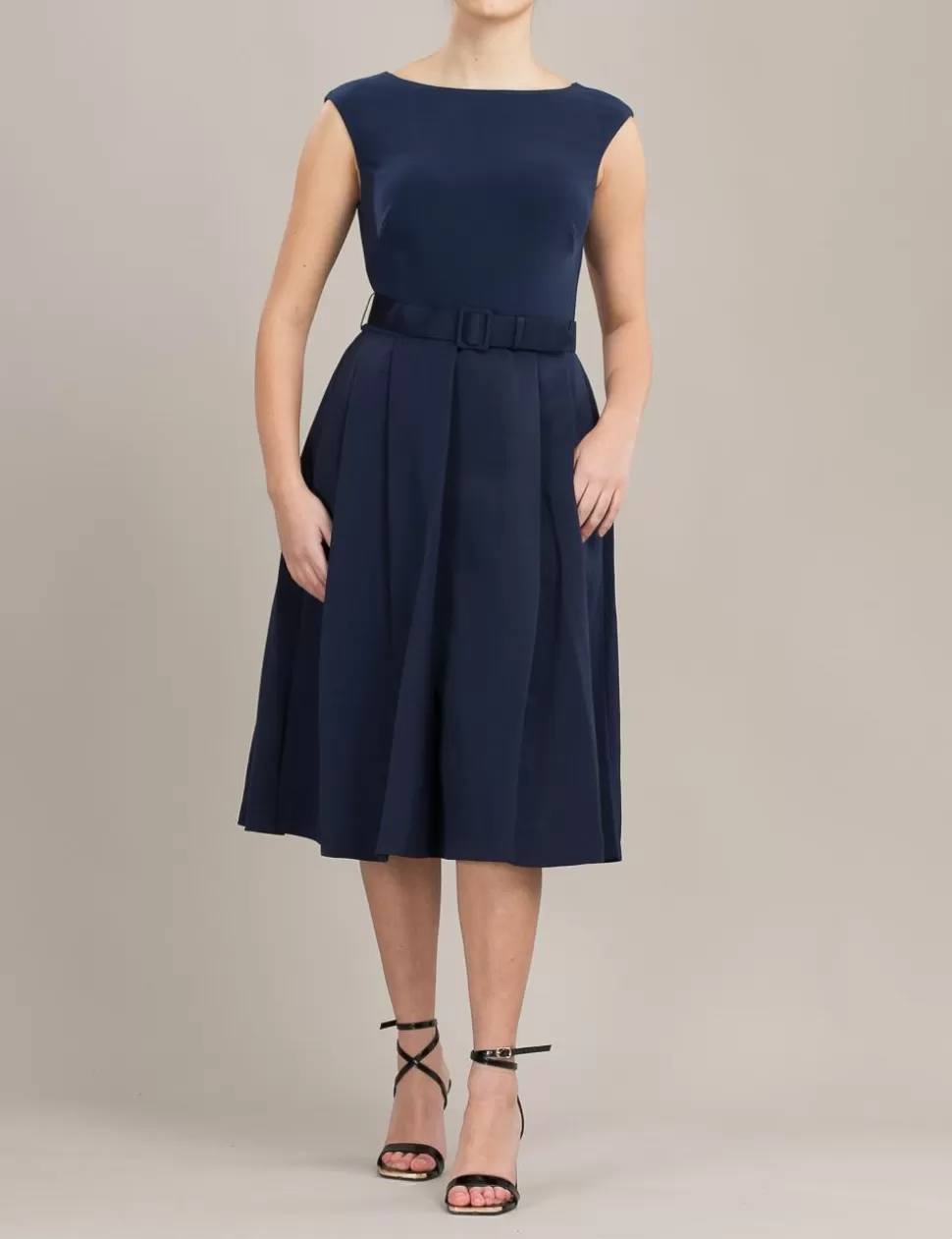 Lauren Vestiti>Abito Da Cocktail Blu Navy