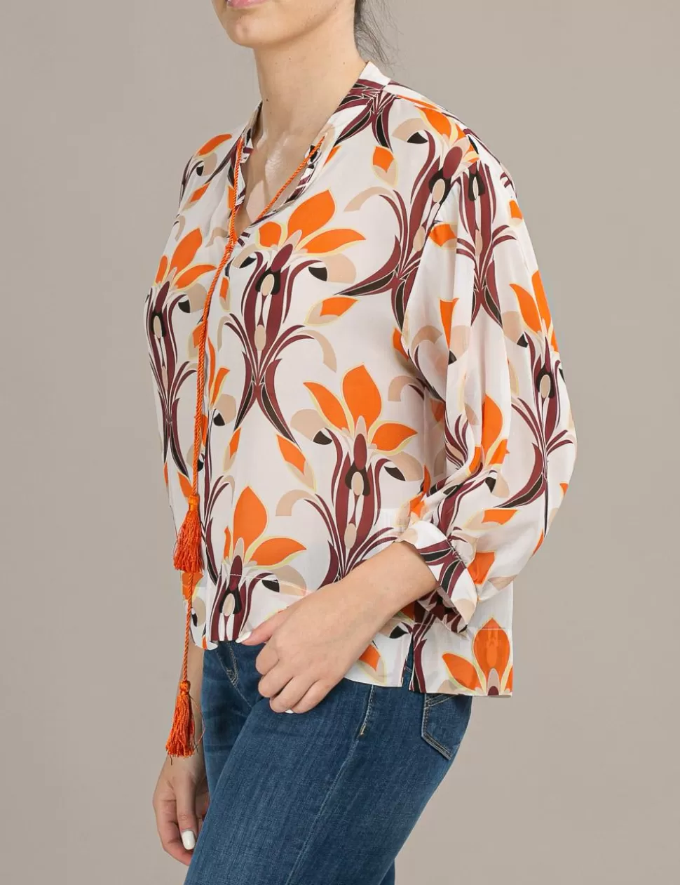 Carla Montanarini Camicie>Blusa Arancione