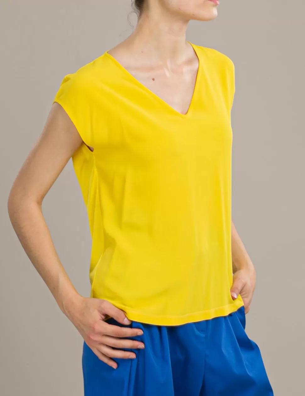 Niu' Camicie>Blusa Niu Giallo