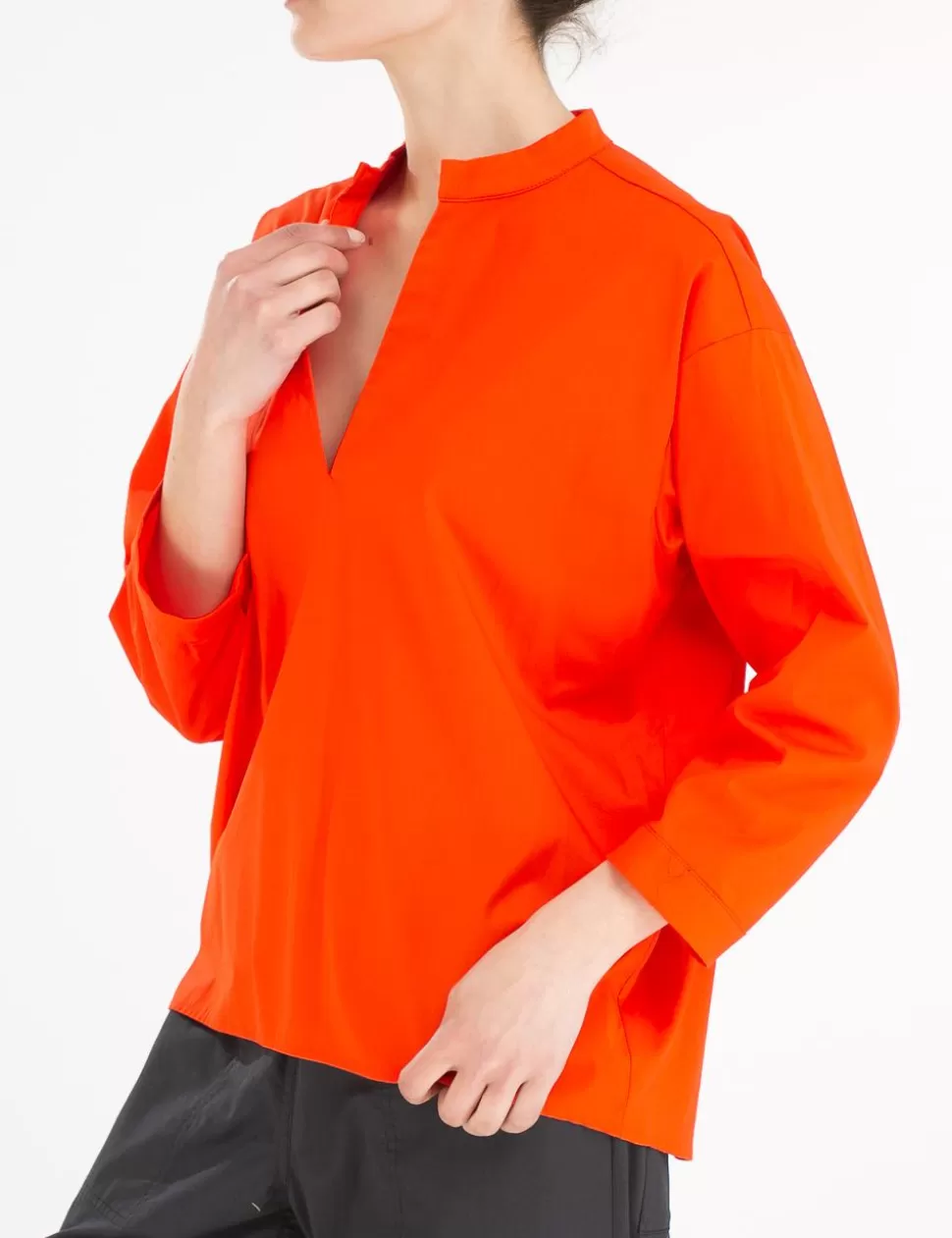 Niu' Camicie>Blusa Niu Arancio