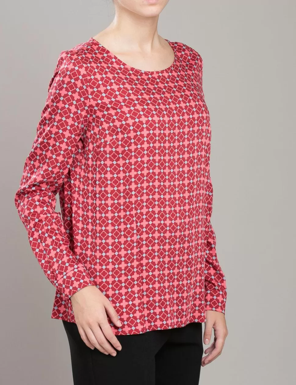 Niu' Camicie>Blusa Niu Rosa