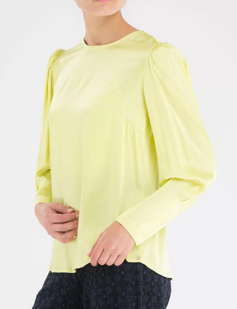 Ottod'Ame Camicie>Blusa Ottodame Verde Acido