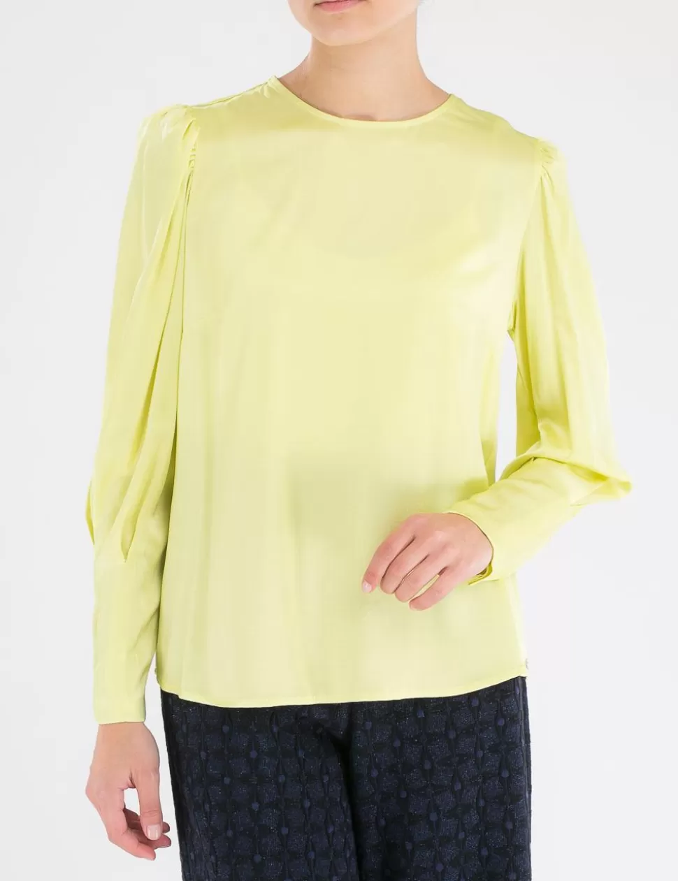 Ottod'Ame Camicie>Blusa Ottodame Verde Acido