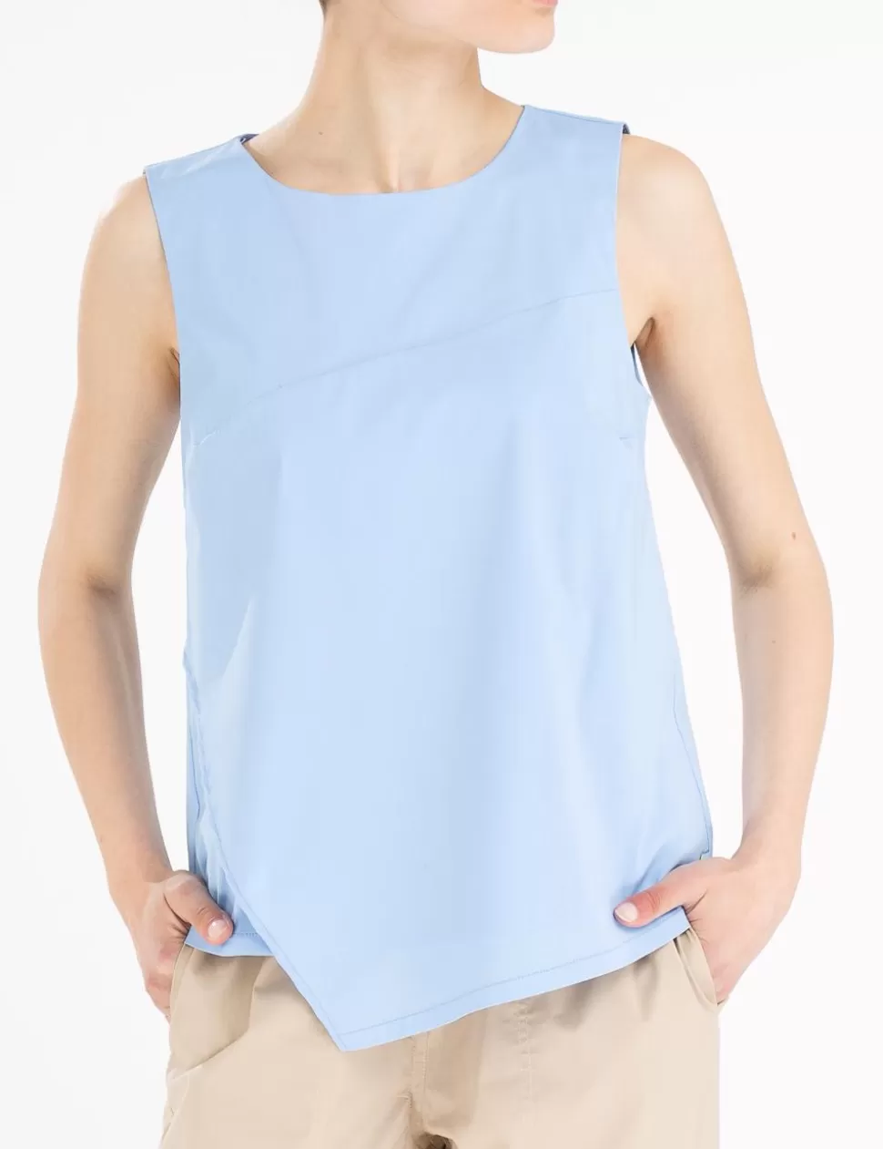 Vicario Cinque Camicie>Blusa Celeste