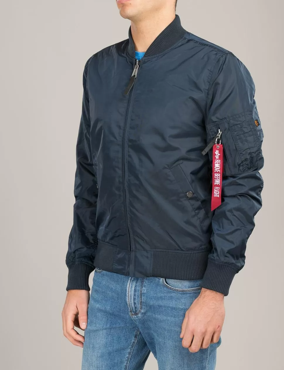 Alpha Industries Cappotti E Giubbotti>Bomber Ma-1 Tt Blu Notte