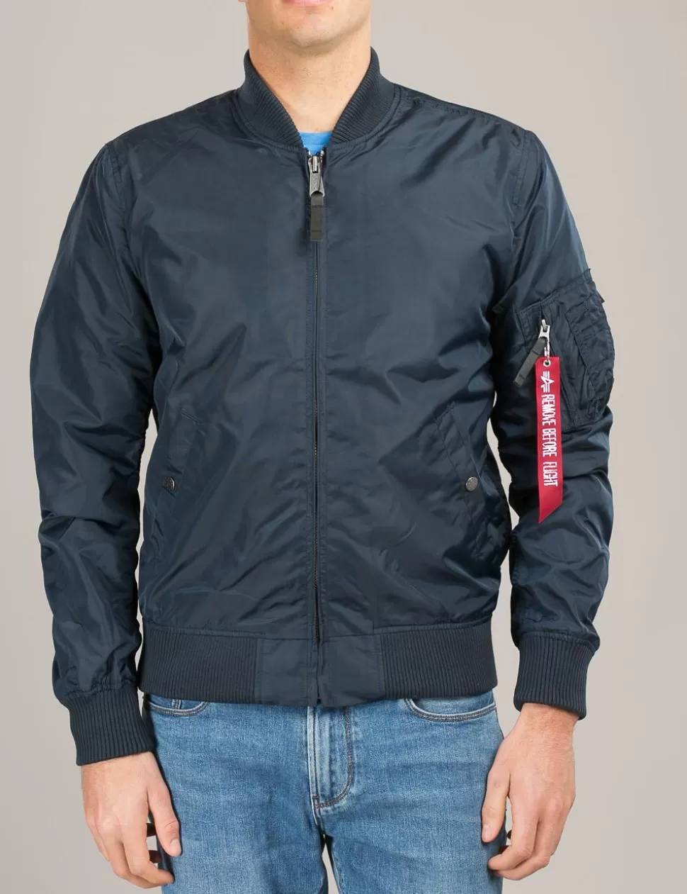 Alpha Industries Cappotti E Giubbotti>Bomber Ma-1 Tt Blu Notte