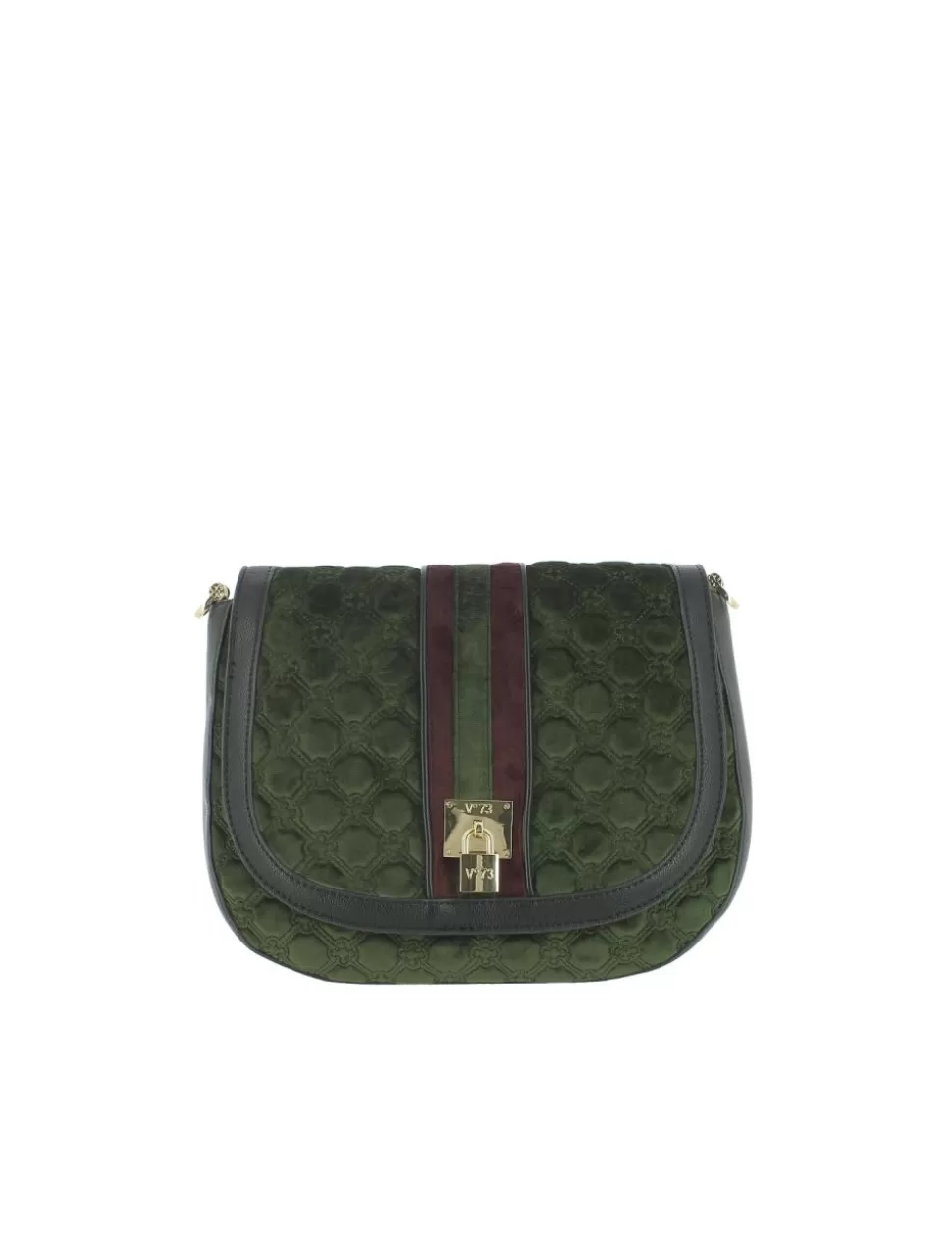 V73 Borse>Borsa A Spalla Evelyn Verde Militare