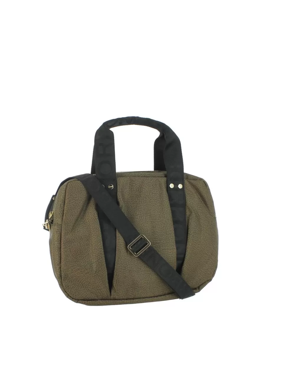 Borbonese Borse>Borsa A Tracolla Cloudette Medium Bronzo