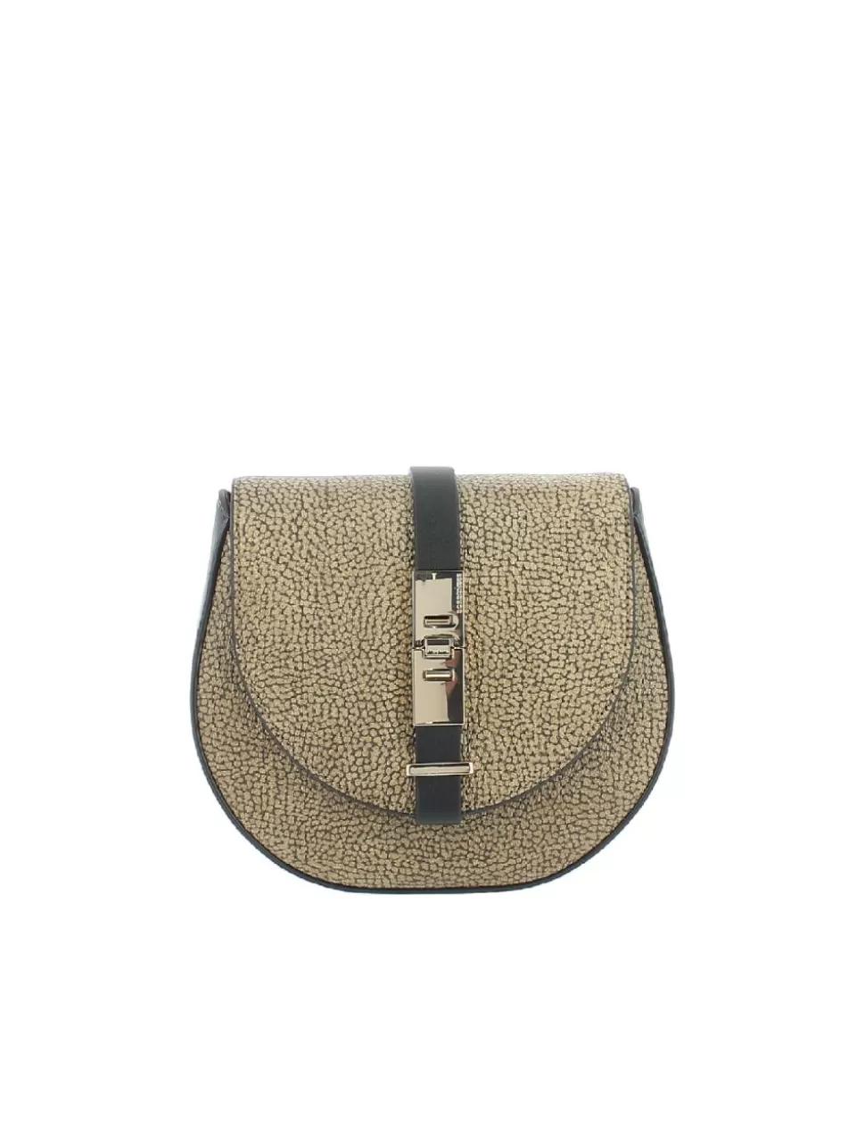 Borbonese Borse>Borsa A Tracolla Out Of Office Mini Nero/Moro