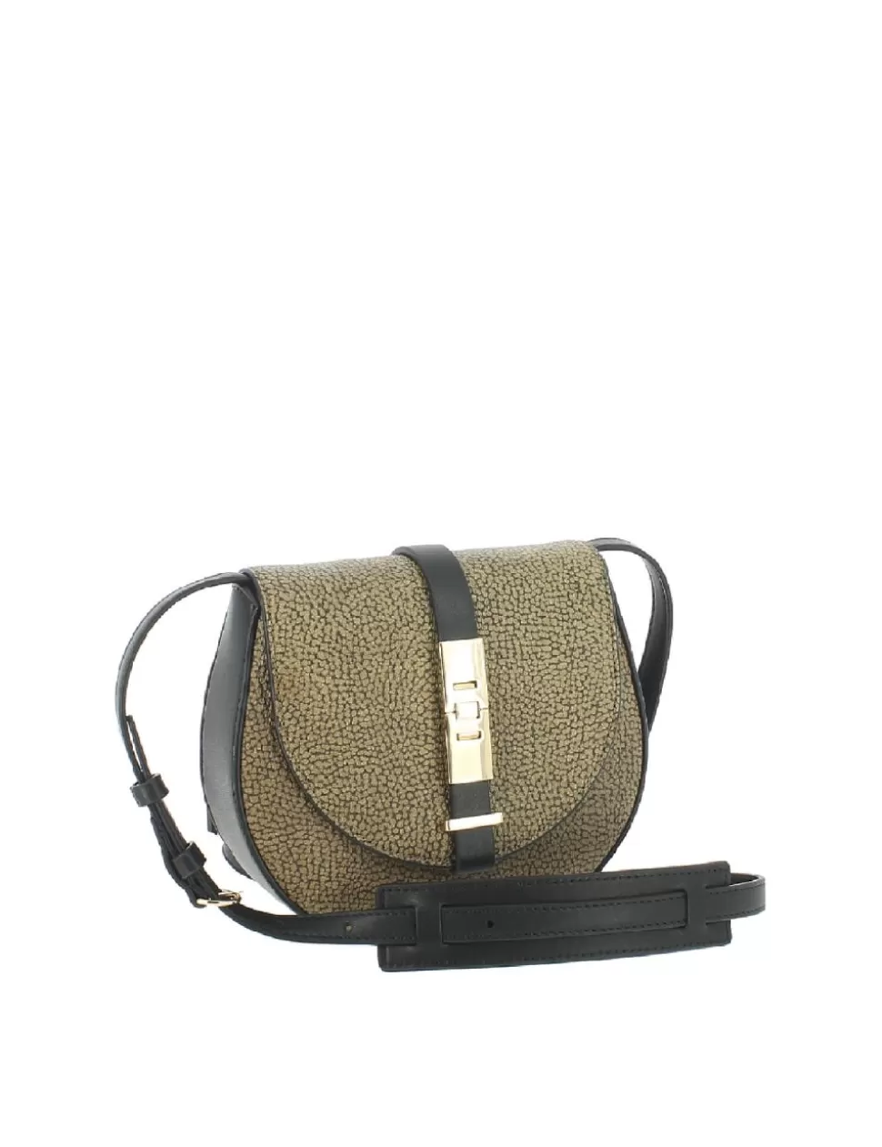 Borbonese Borse>Borsa A Tracolla Out Of Office Mini Nero/Moro