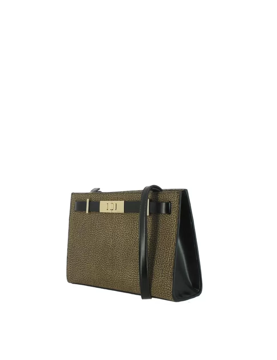Borbonese Borse>Borsa A Tracolla Out Of Office Small Nero/Moro