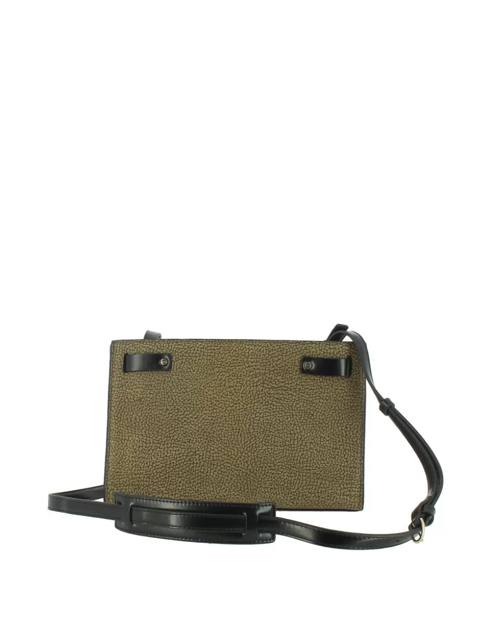 Borbonese Borse>Borsa A Tracolla Out Of Office Small Nero/Moro
