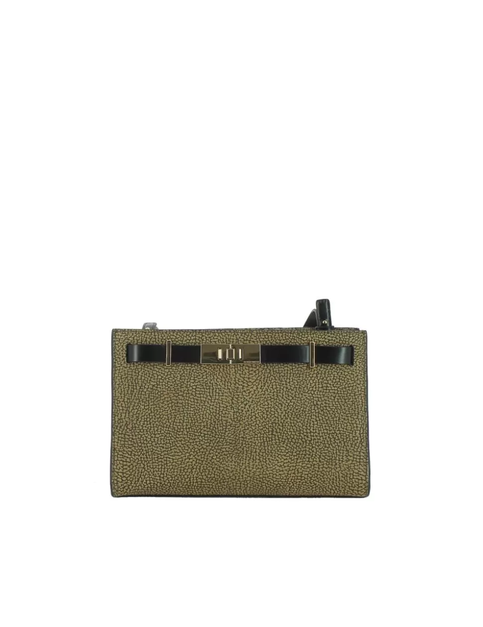 Borbonese Borse>Borsa A Tracolla Out Of Office Small Nero/Moro