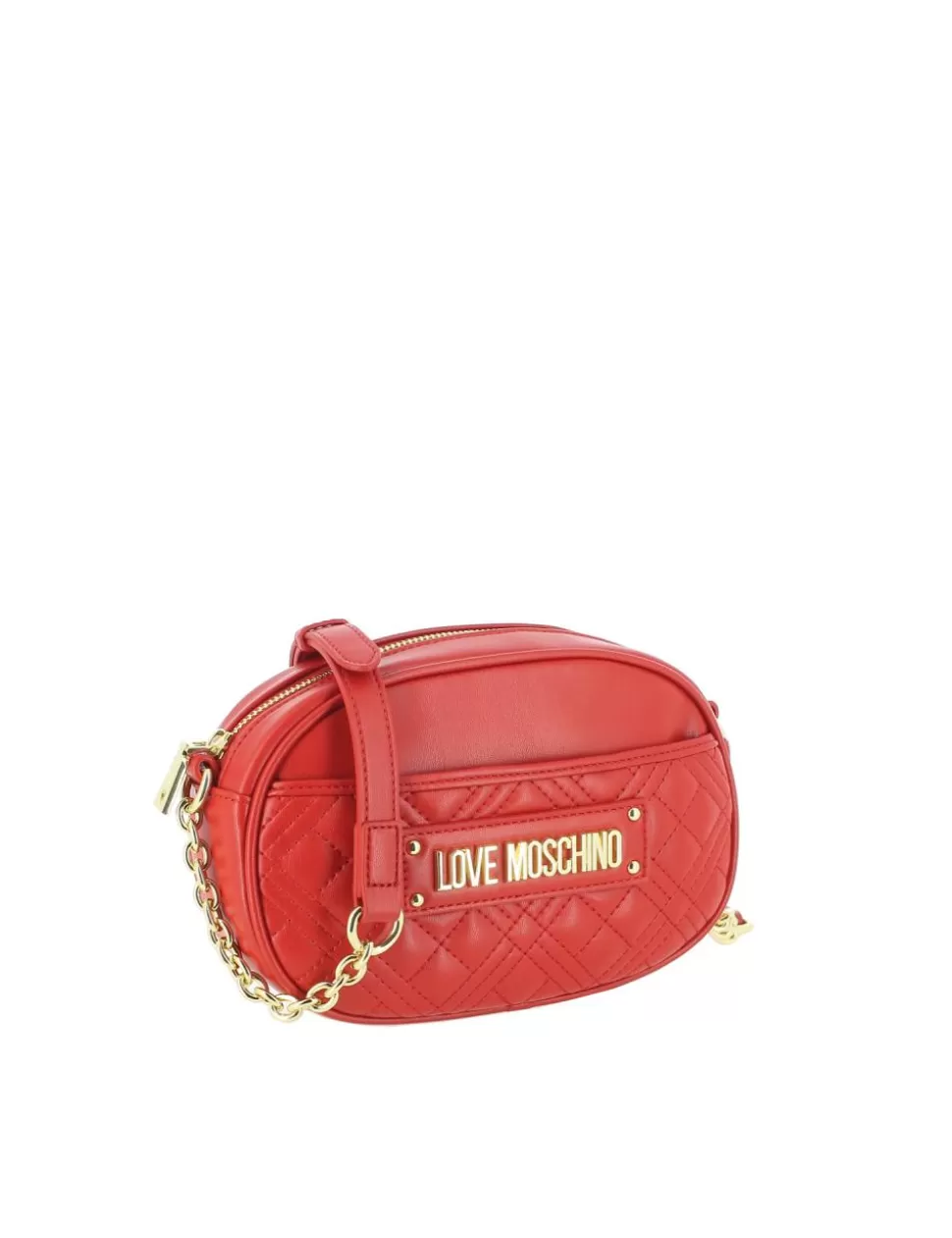 Love Moschino Borse>Borsa A Tracolla Shiny Quilted Rosso