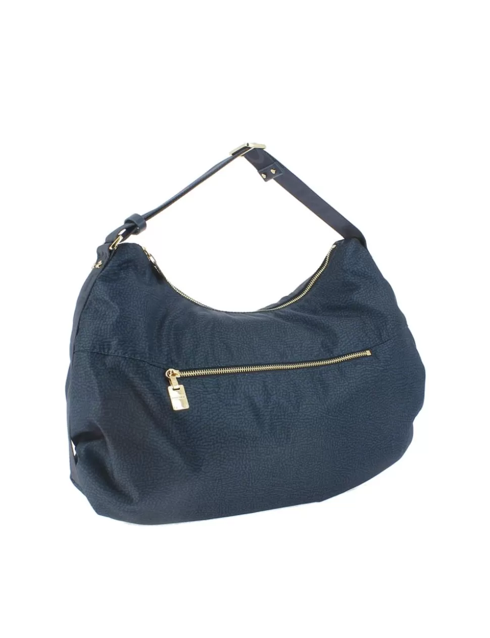 Borbonese Borse>Borsa Hobo Cloudette Large Blu