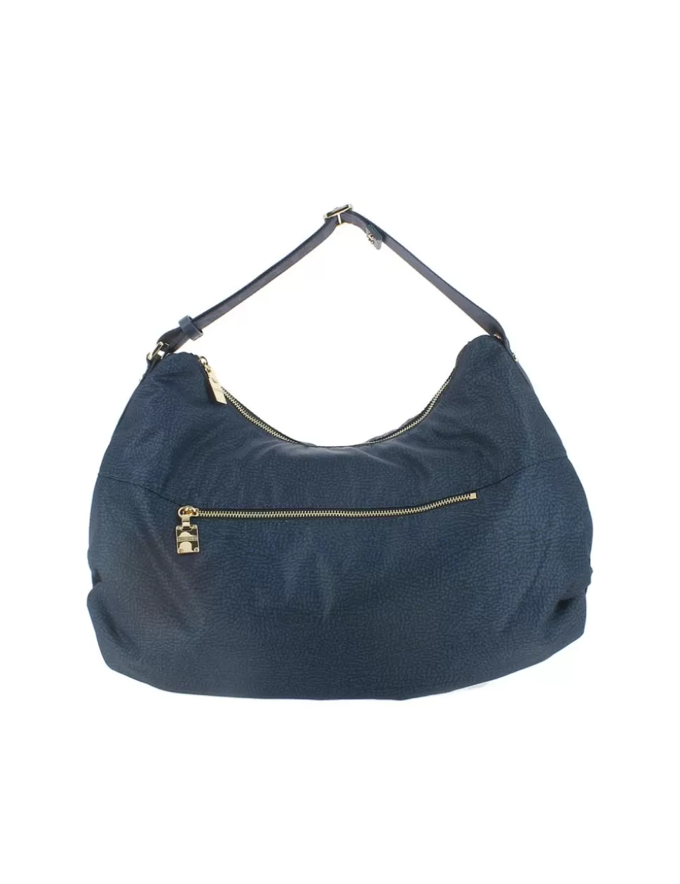 Borbonese Borse>Borsa Hobo Cloudette Large Blu