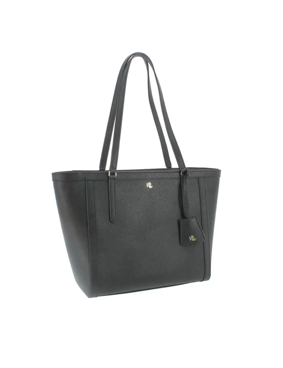 Lauren Borse>Borsa Tote Clare Medium Nero