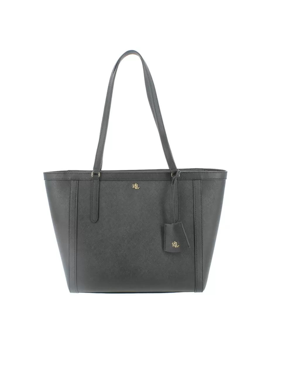 Lauren Borse>Borsa Tote Clare Medium Nero