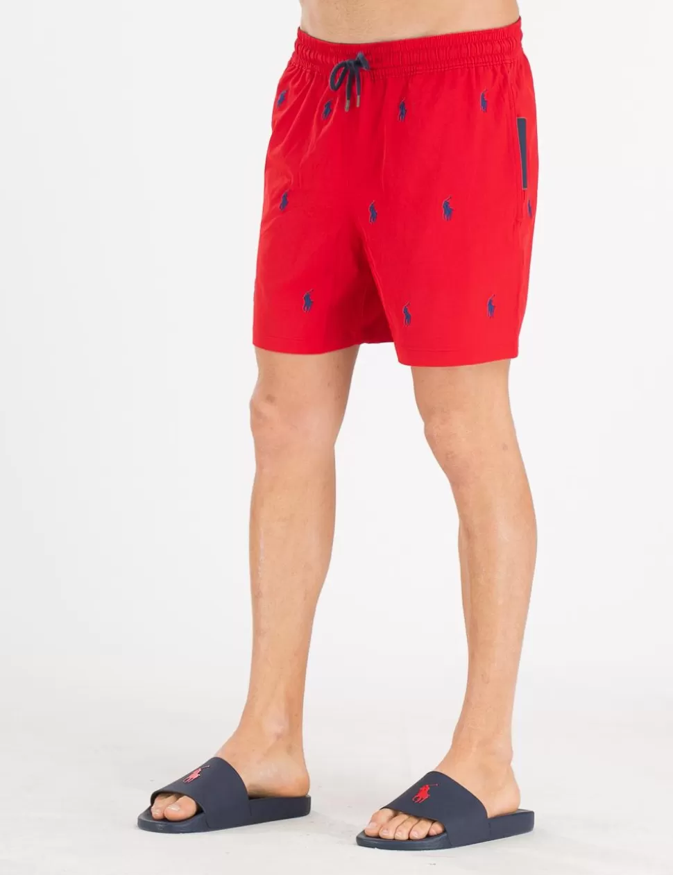 Ralph Lauren Costumi>Boxer Da Mare Polo Rosso/Blu