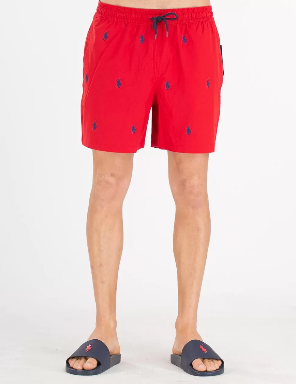 Ralph Lauren Costumi>Boxer Da Mare Polo Rosso/Blu