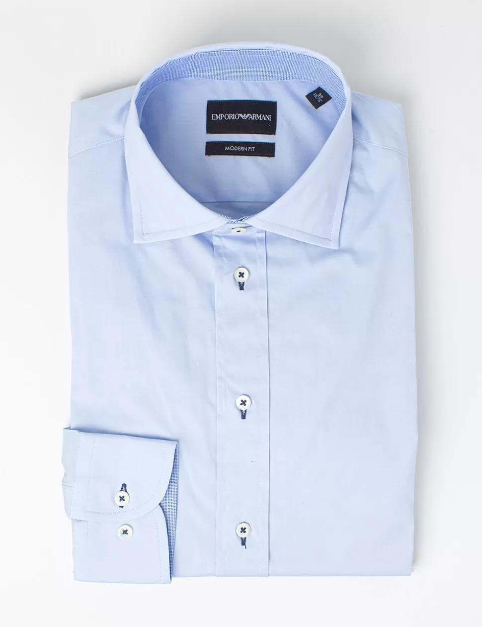 Emporio Armani Camicie>Camicia Celeste