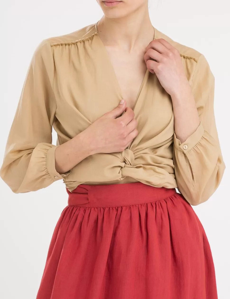 Niu' Camicie>Camicia Niu Beige