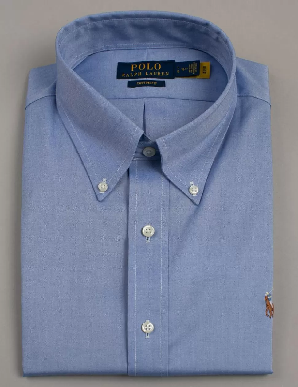 Ralph Lauren Camicie>Camicia Polo Blu/Bianco