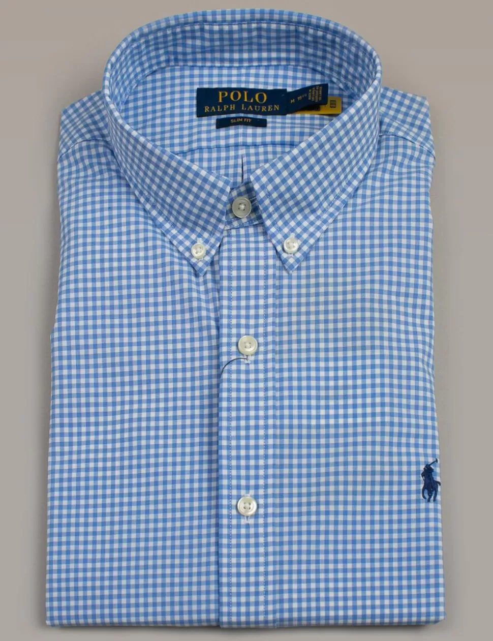 Ralph Lauren Camicie>Camicia Polo Blu/Bianco