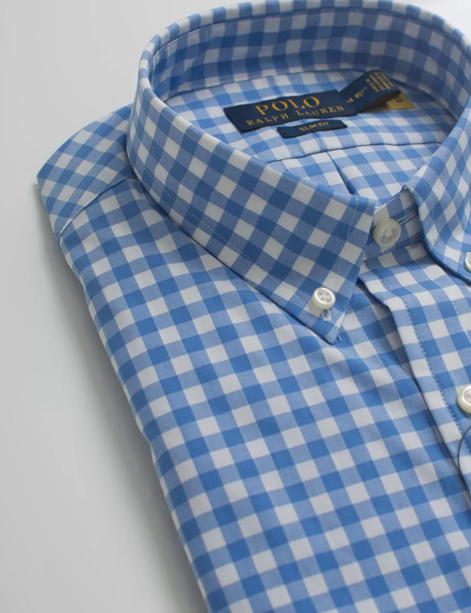 Ralph Lauren Camicie>Camicia Polo Blu/Bianco