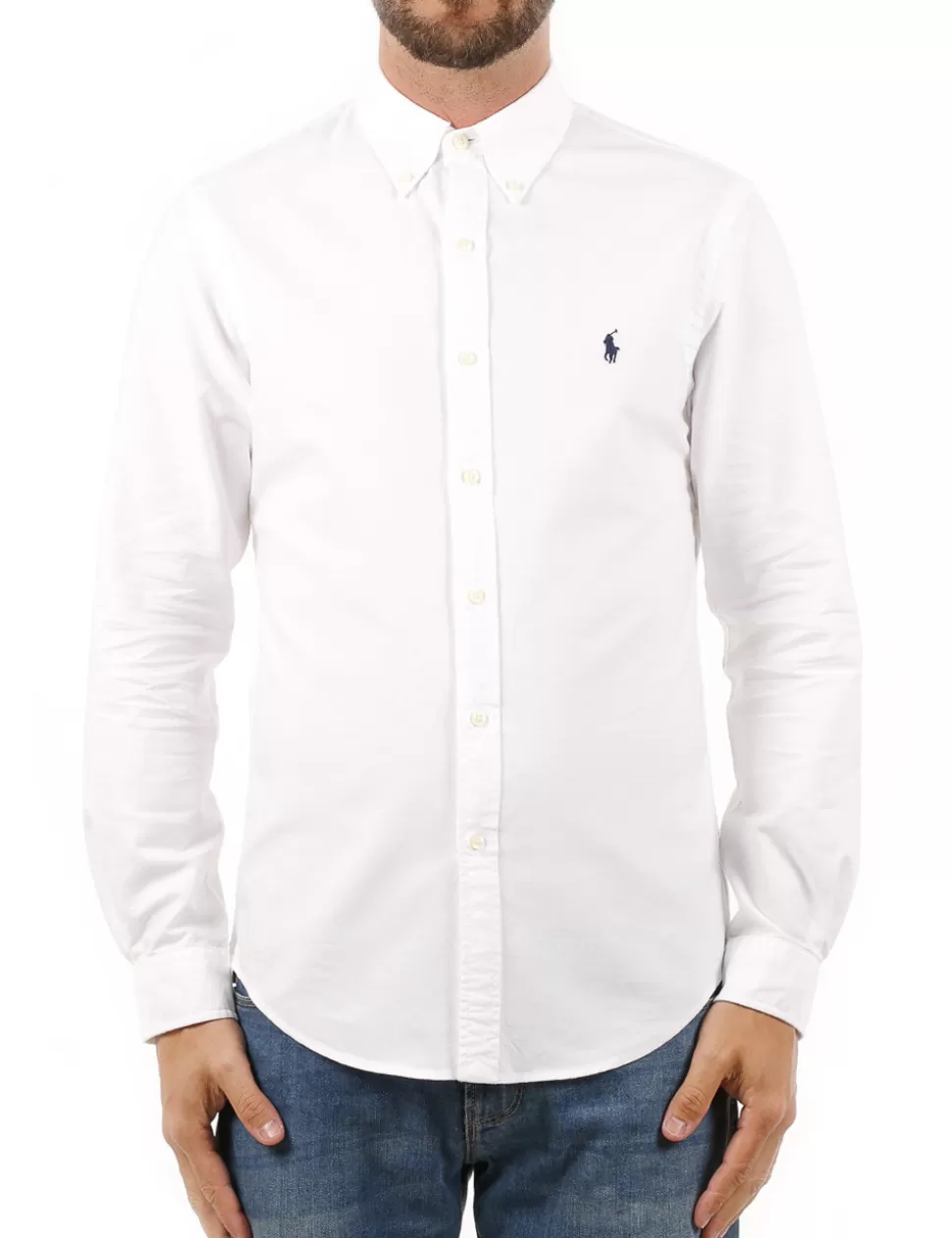 Ralph Lauren Camicie>Camicia Polo Bianco