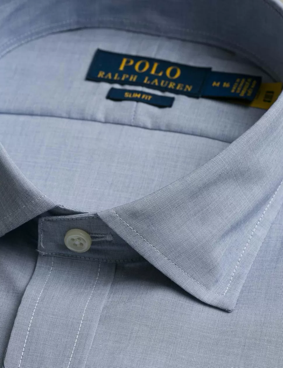 Ralph Lauren Camicie>Camicia Polo Blu/Bianco