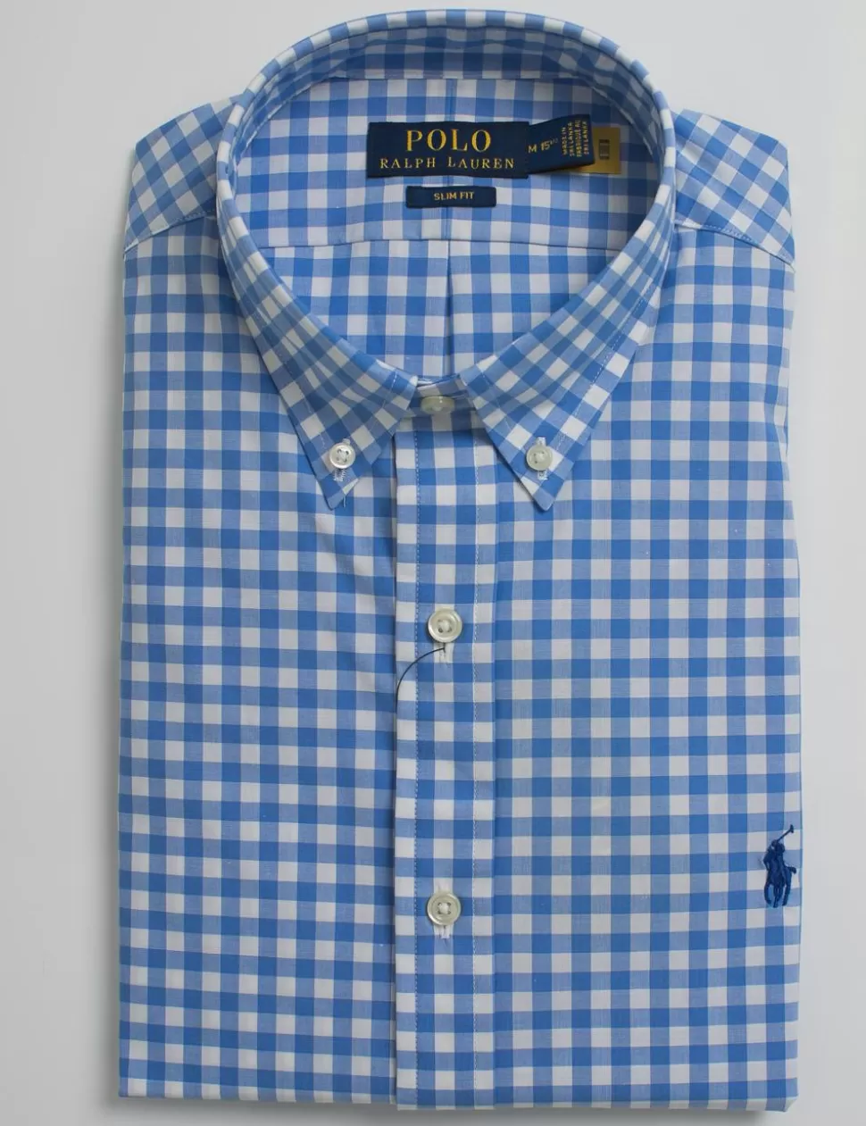 Ralph Lauren Camicie>Camicia Polo Blu/Bianco