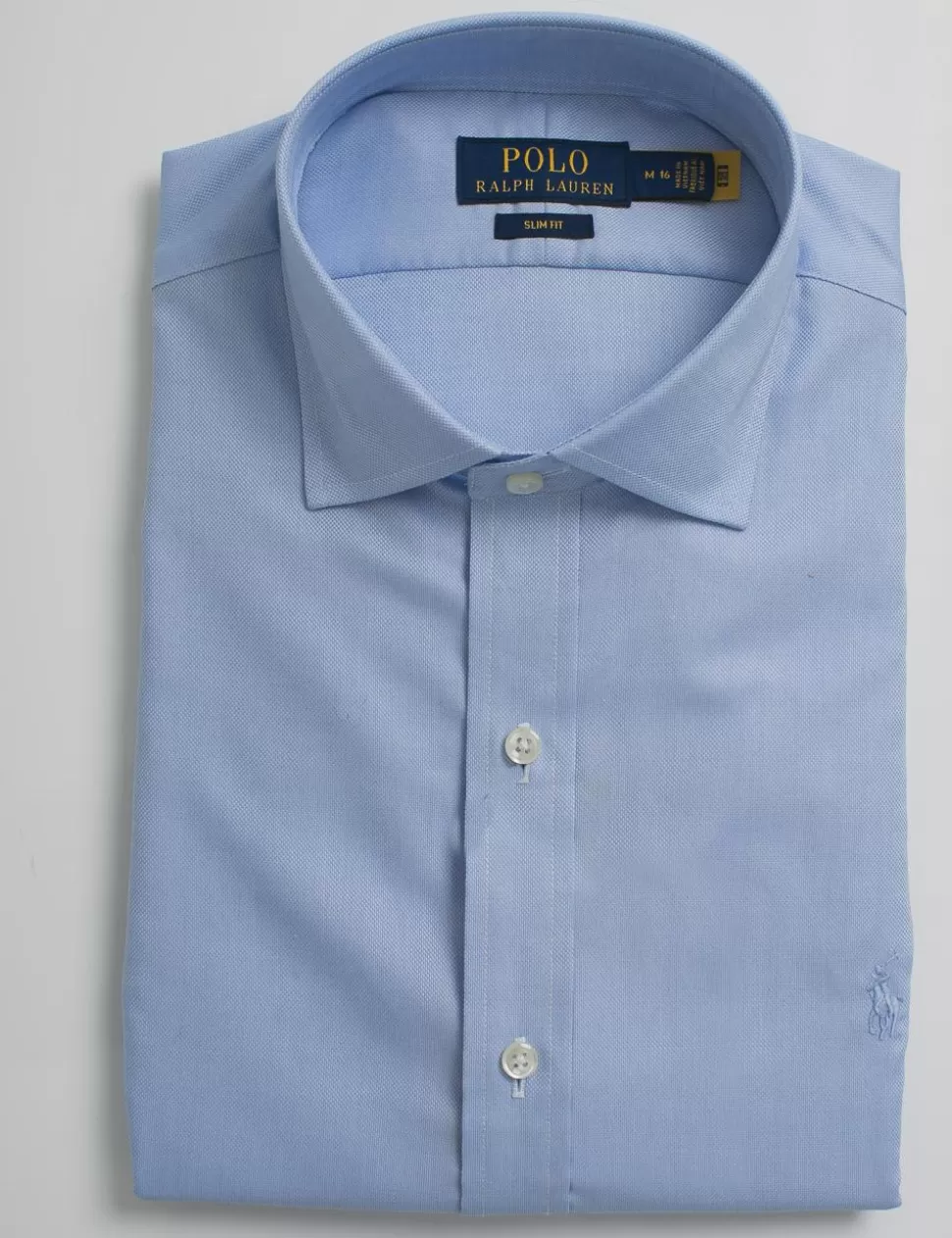 Ralph Lauren Camicie>Camicia Polo Blu/Bianco