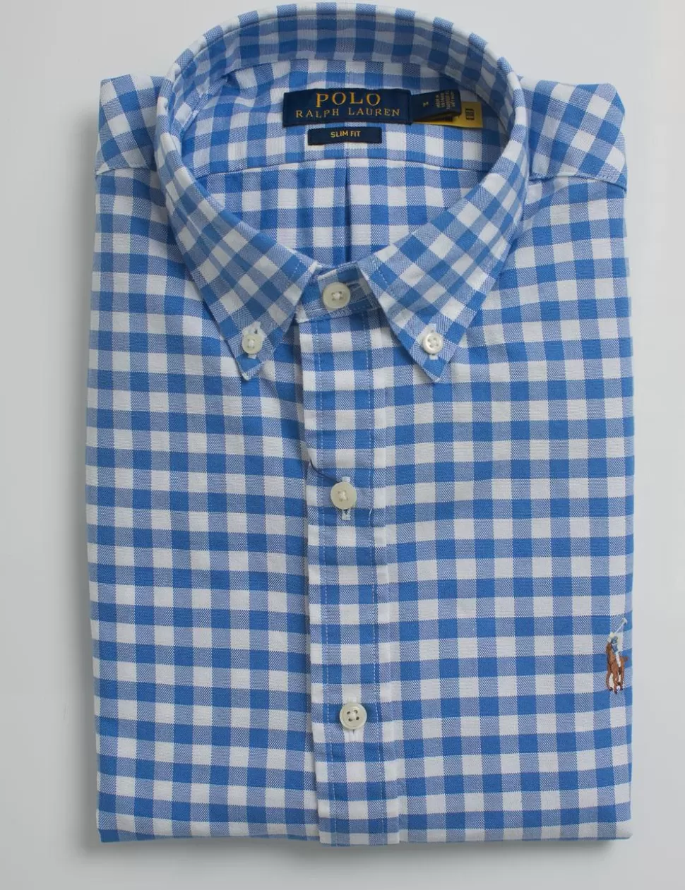 Ralph Lauren Camicie>Camicia Polo Blu/Bianco