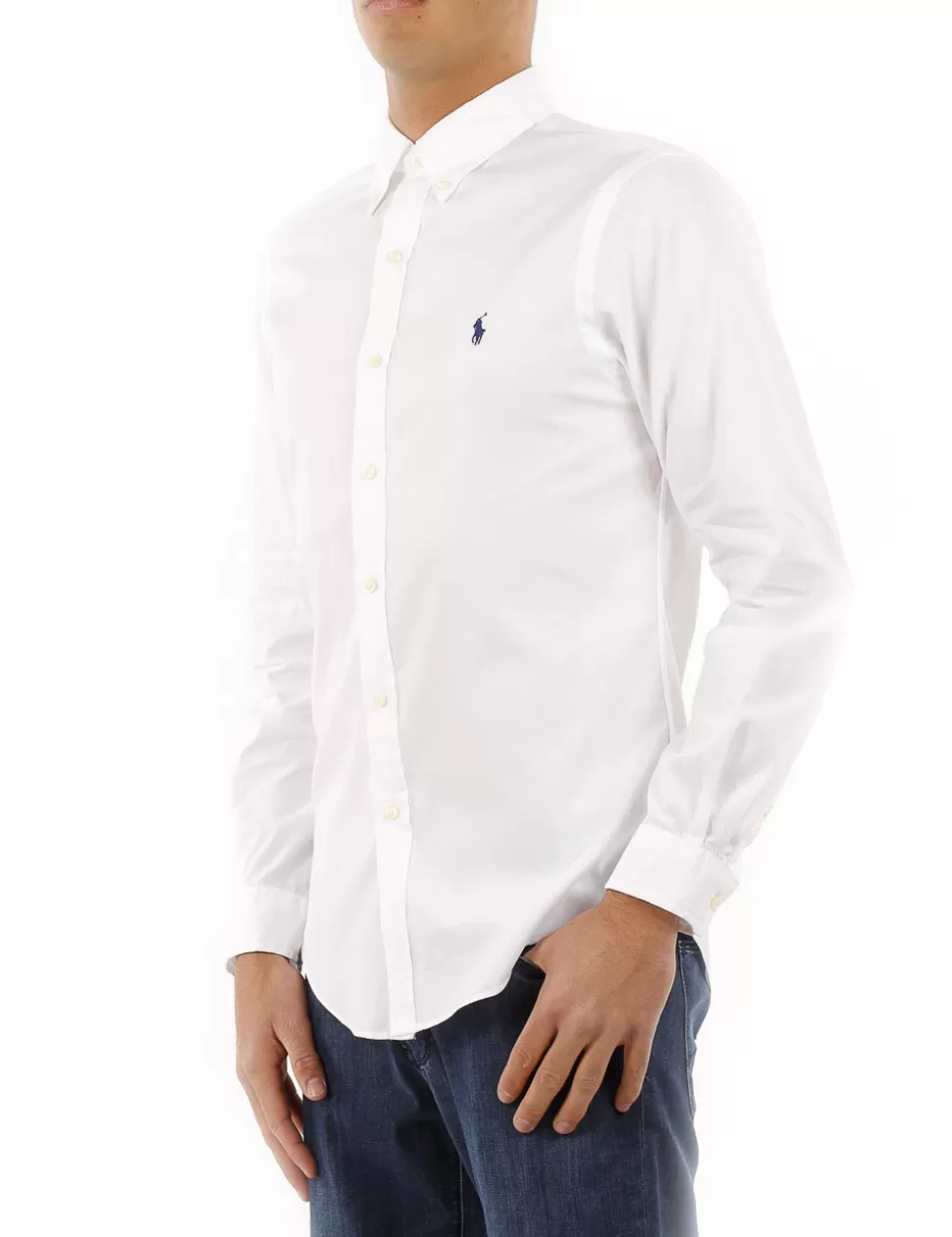 Ralph Lauren Camicie>Camicia Polo Bianco