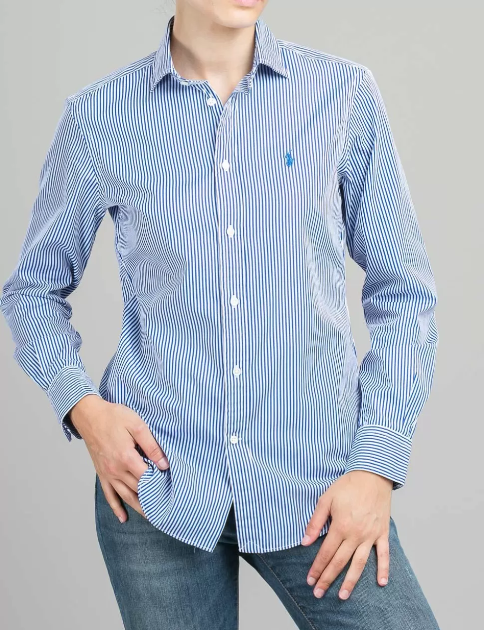 Ralph Lauren Camicie>Camicia Polo Bianco/Blu