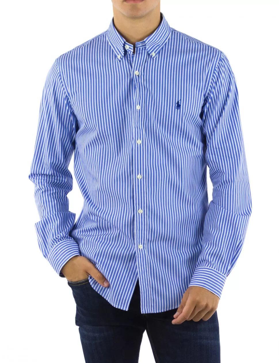 Ralph Lauren Camicie>Camicia Blu/Bianco