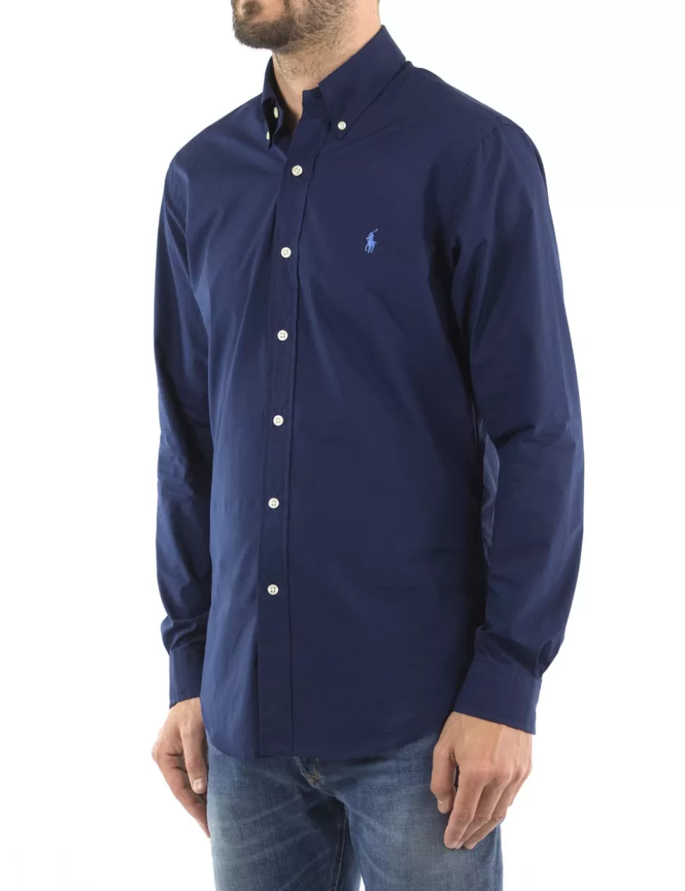 Ralph Lauren Camicie>Camicia Blu Scuro