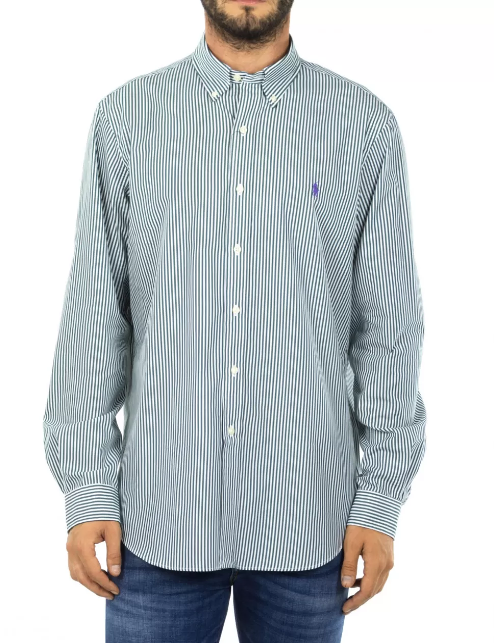 Ralph Lauren Camicie>Camicia Bianco/Verde