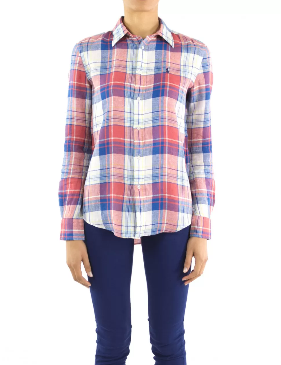 Ralph Lauren Camicie>Camicia Rosso/Blu