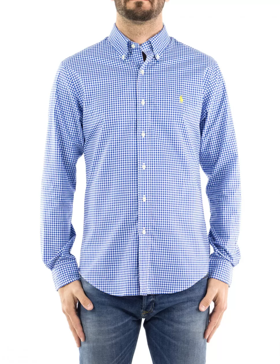 Ralph Lauren Camicie>Camicia Blu/Bianco