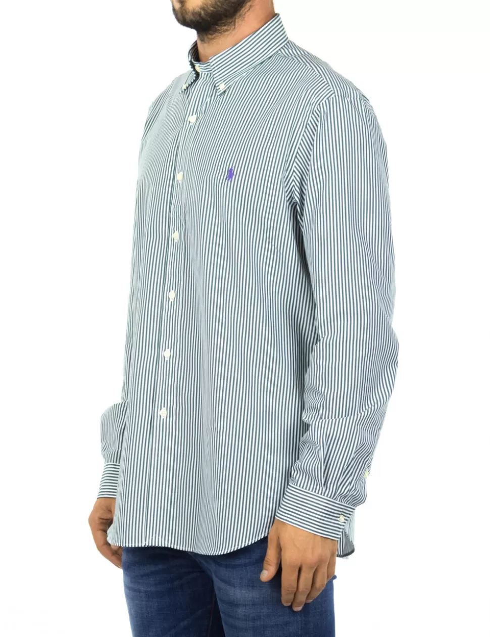 Ralph Lauren Camicie>Camicia Bianco/Verde