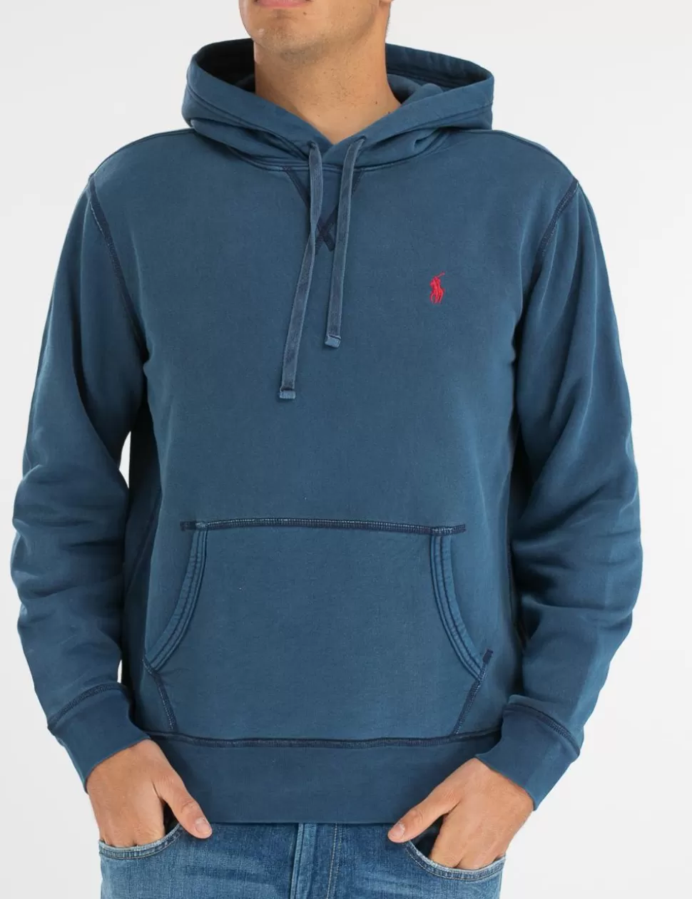 Ralph Lauren Felpe>Felpa Con Cappuccio Polo Blu Navy