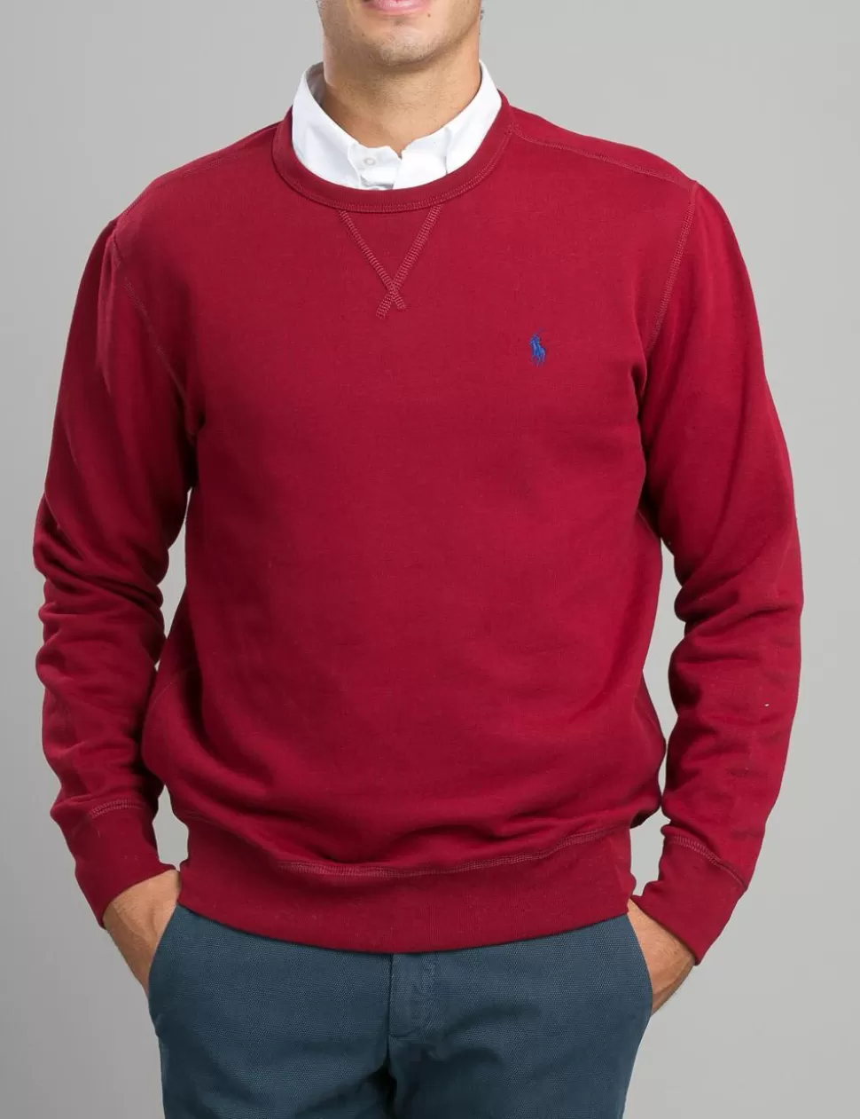 Ralph Lauren Felpe>Felpa Polo Rosso