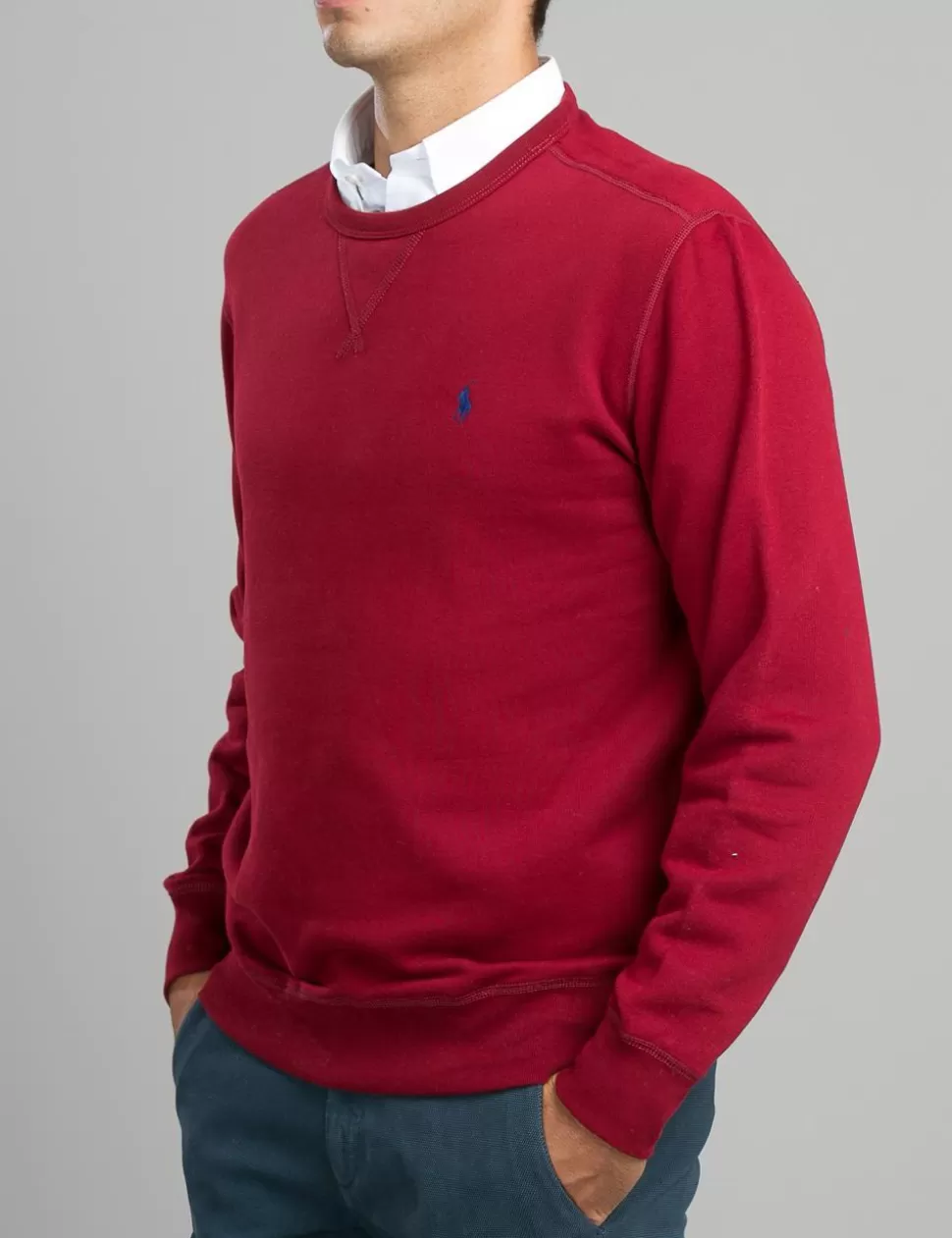 Ralph Lauren Felpe>Felpa Polo Rosso