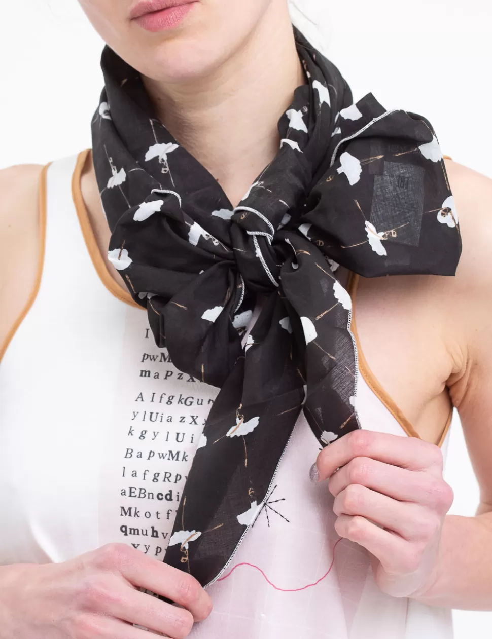 Alysi Sciarpe>Foulard Nero