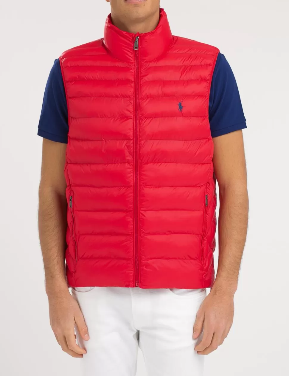 Ralph Lauren Cappotti E Giubbotti>Gilet Ripiegabile Rosso