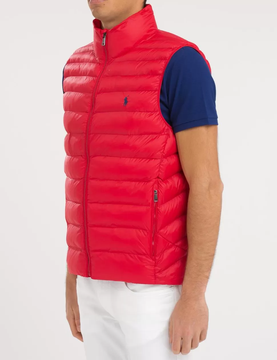 Ralph Lauren Cappotti E Giubbotti>Gilet Ripiegabile Rosso