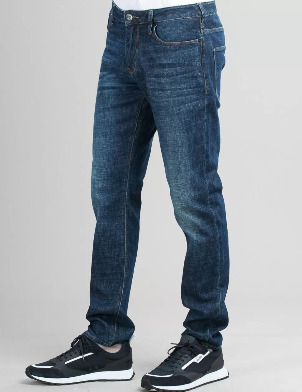 Emporio Armani Jeans>Jeans Blu Denim