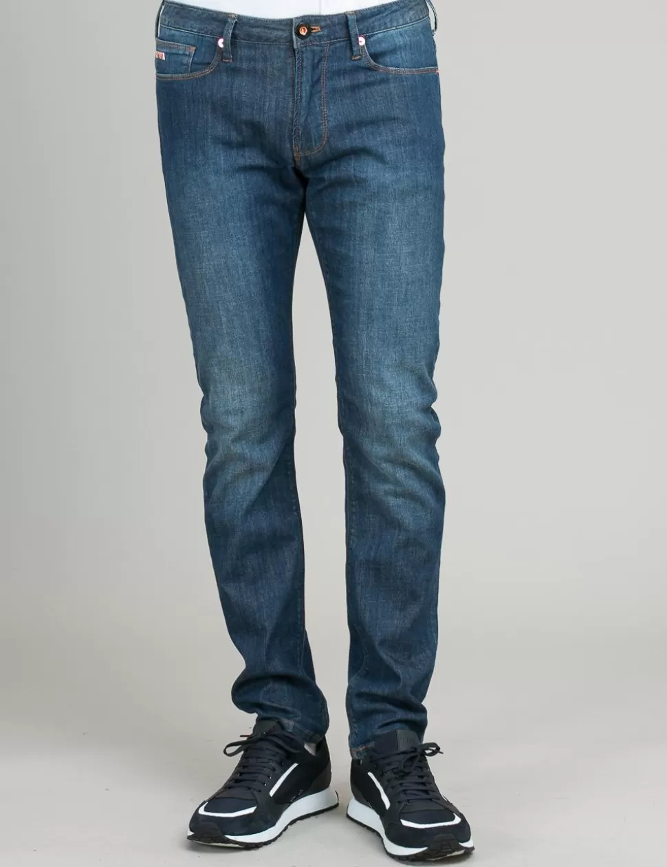 Emporio Armani Jeans>Jeans Blu Denim